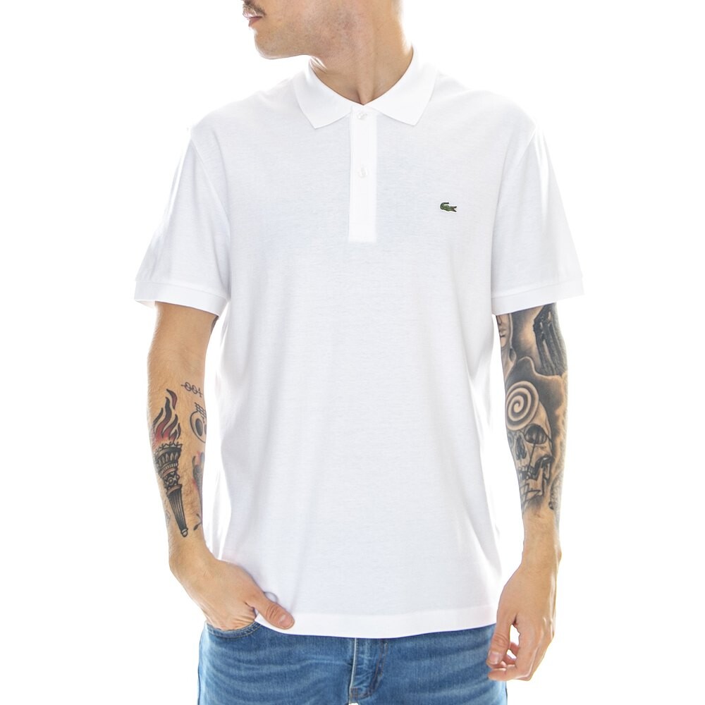 

Поло с коротким рукавом Lacoste Basic Logo, белый
