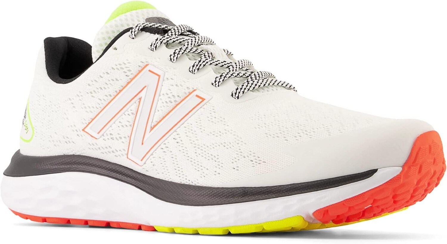 

Кроссовки Fresh Foam 680v7 New Balance, цвет White/Cosmic Pineapple