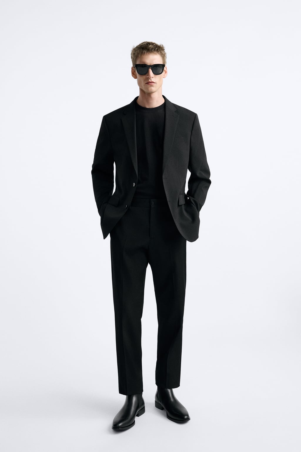 

Ботинки Челси ZARA, черный