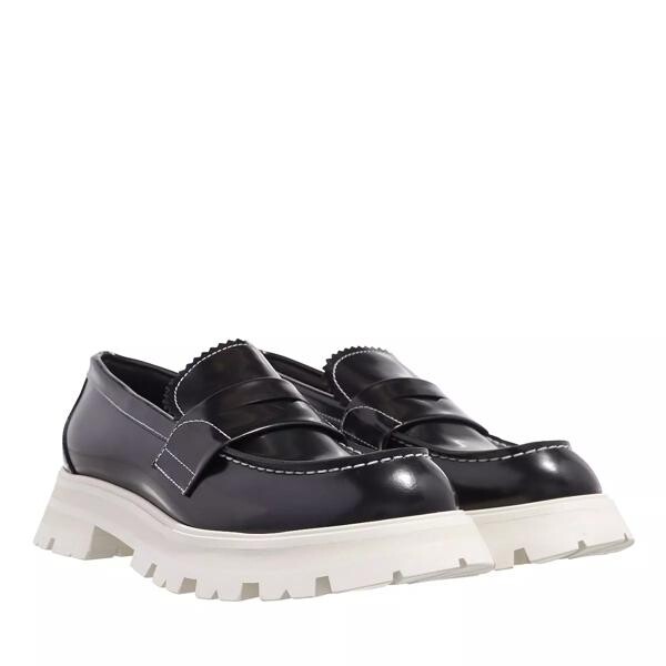 

Лоферы loafers leather Alexander Mcqueen, черный