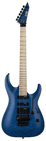 Электрогитара ESP LTD MH203QM Electric Guitar See Thru Blue mikrotik qm x крепление на мачту для линейки sxtsq