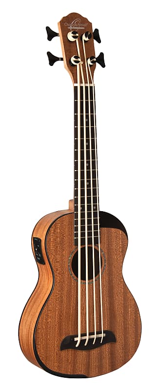 Басс гитара Oscar Schmidt - Comfort Arm Rest Natural Mahogany Acoustic Electric Cutaway Bass Ukulele! OUB200K-A
