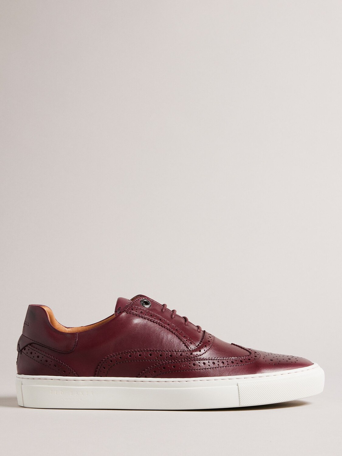 

Гибридные туфли броги из полированной кожи Ted Baker, Oxblood