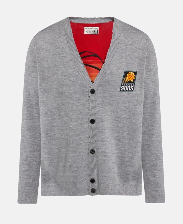 

Шерстяной кардиган Zadig&Voltaire, серый