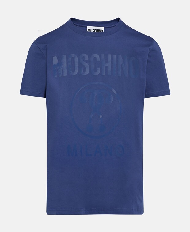 

Футболка Moschino, темно-синий