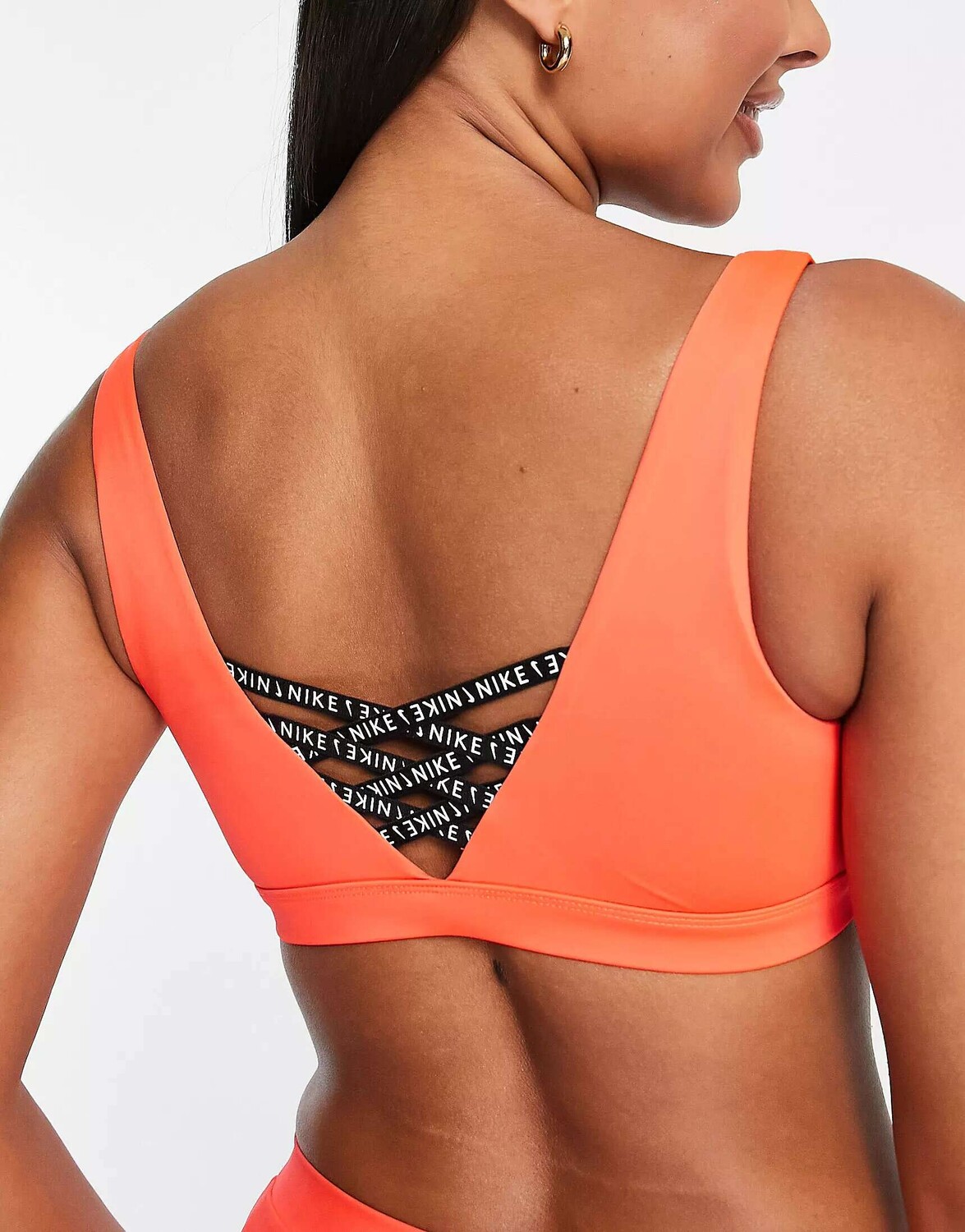 

Красный купальник бикини с овальным вырезом Nike swim Sneakerkini Nike