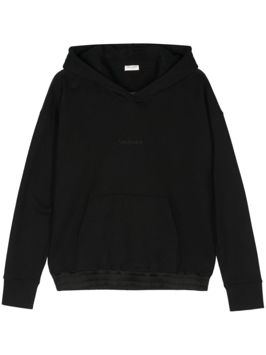 

Худи с вышитым логотипом Saint Laurent, черный