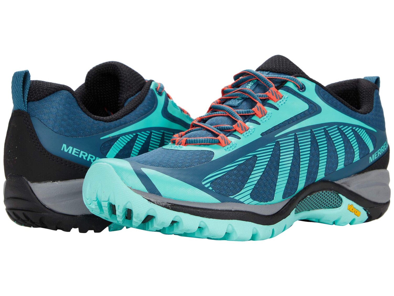 

Треккинговые кроссовки Merrell Siren Edge 3, бирюзовый/синий