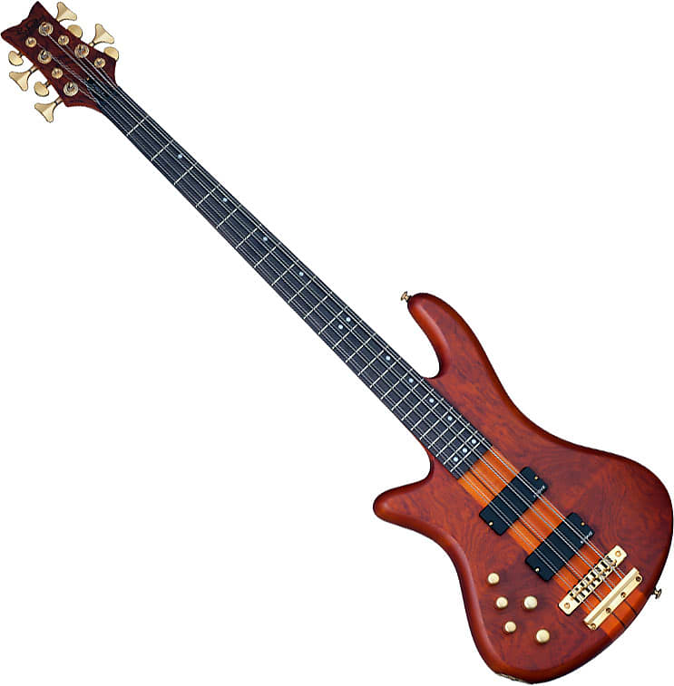 Басс гитара Schecter Stiletto Studio-8 Left-Handed Electric Bass Honey Satin