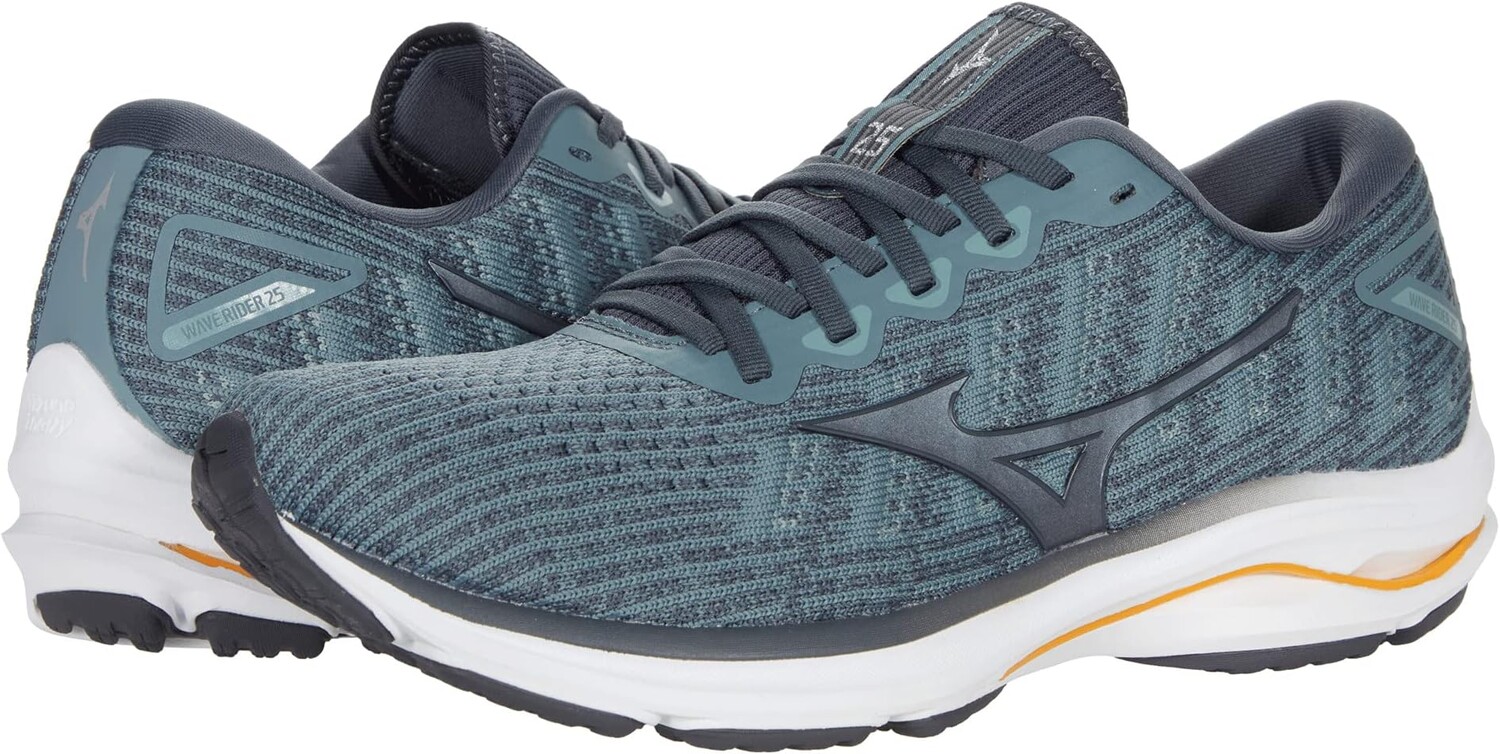 

Кроссовки Wave Rider 25 Waveknit Mizuno, цвет Trooper/Turbulence