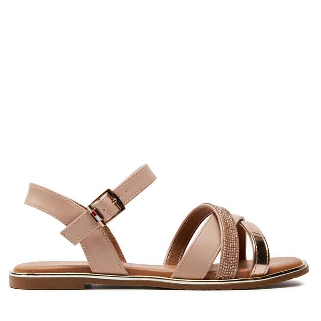 

Сандалии Tommy Hilfiger Flat Sandal T3A2-33252-0326 S Pink 302, розовый