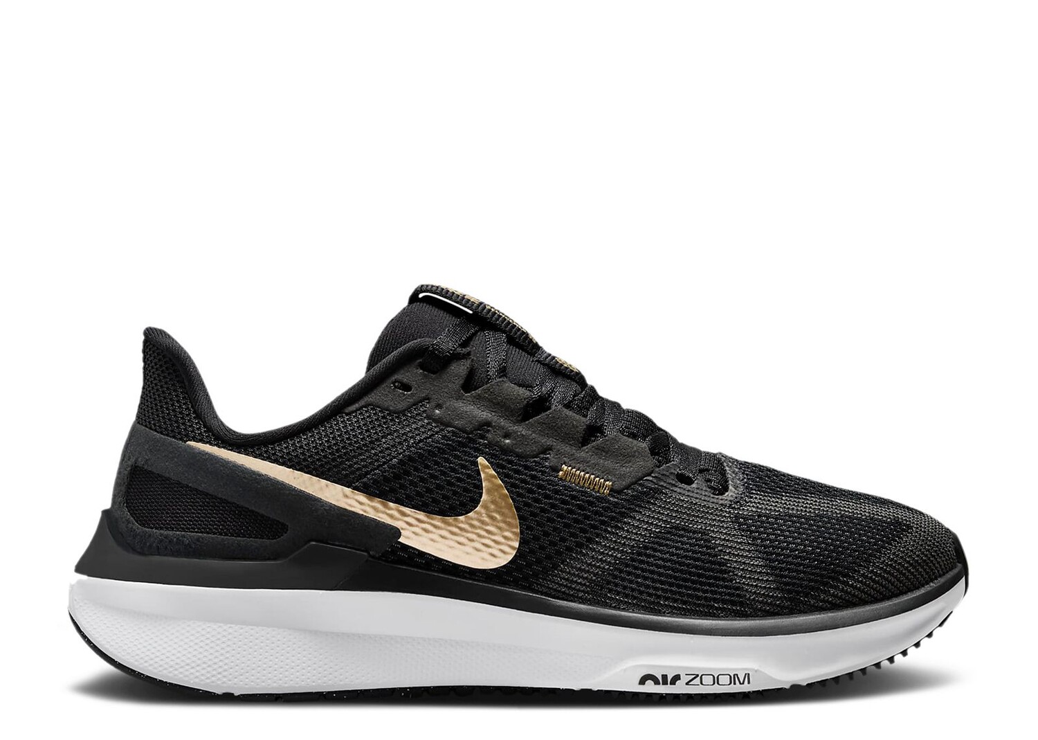 

Кроссовки Nike Wmns Air Zoom Structure 25 'Black Metallic Gold', черный