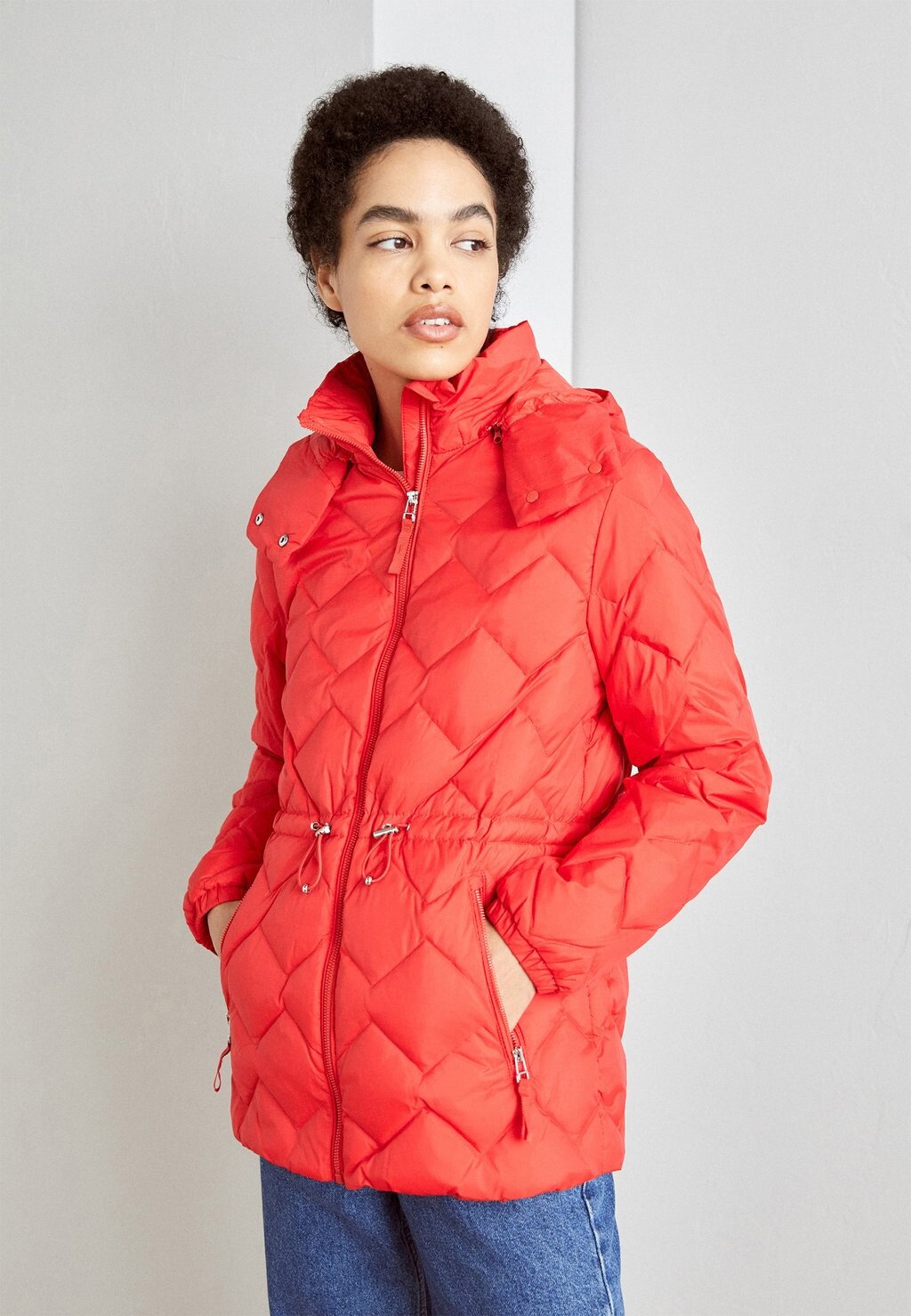

Пуховик TRIM Marks & Spencer, красный
