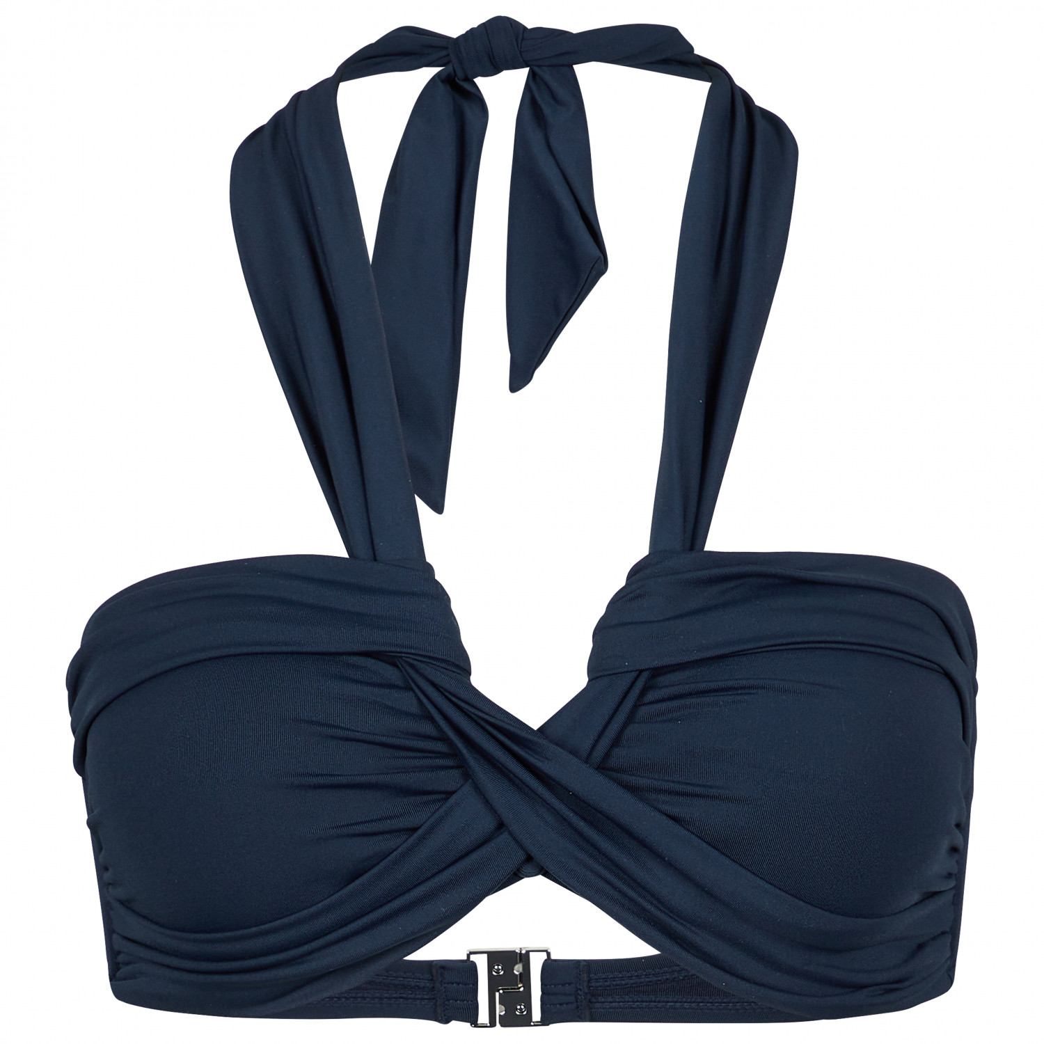 

Верх бикини Seafolly Women's Collective Halter Bandeau, цвет True Navy