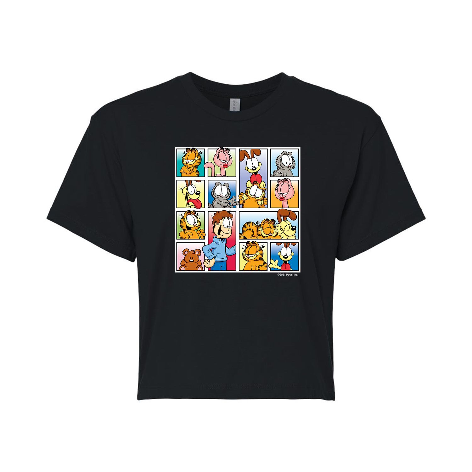 Укороченная футболка Garfield Friends для юниоров Licensed Character
