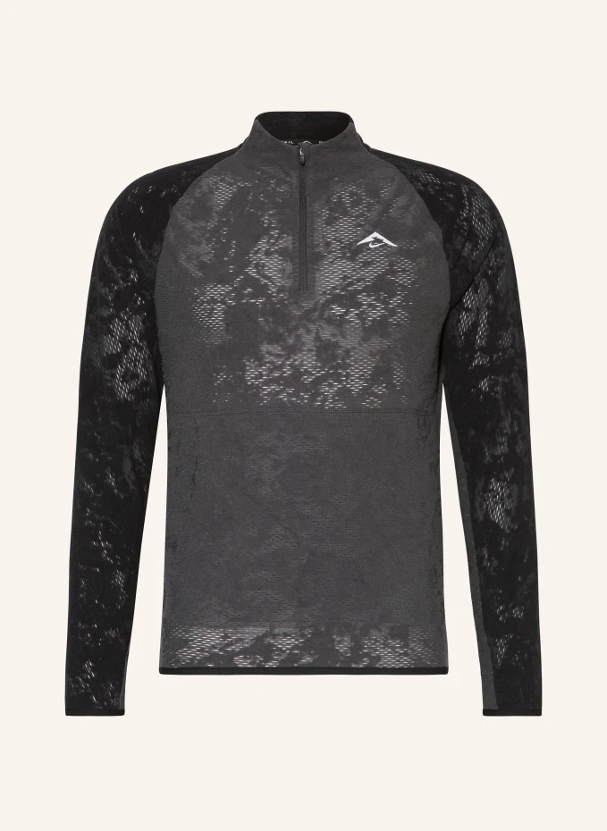 

Беговая рубашка dri-fit trail Nike, серый