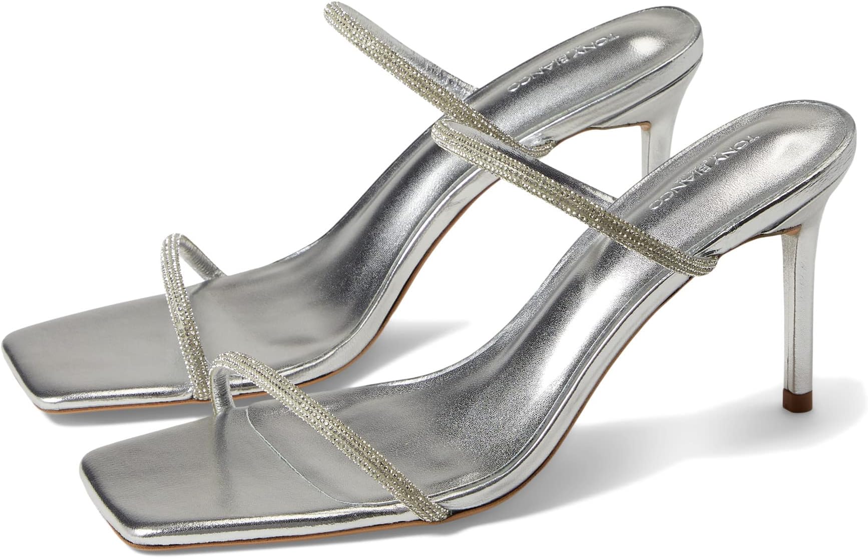 

Босоножки Chase Tony Bianco, цвет Silver Nappa Metallic