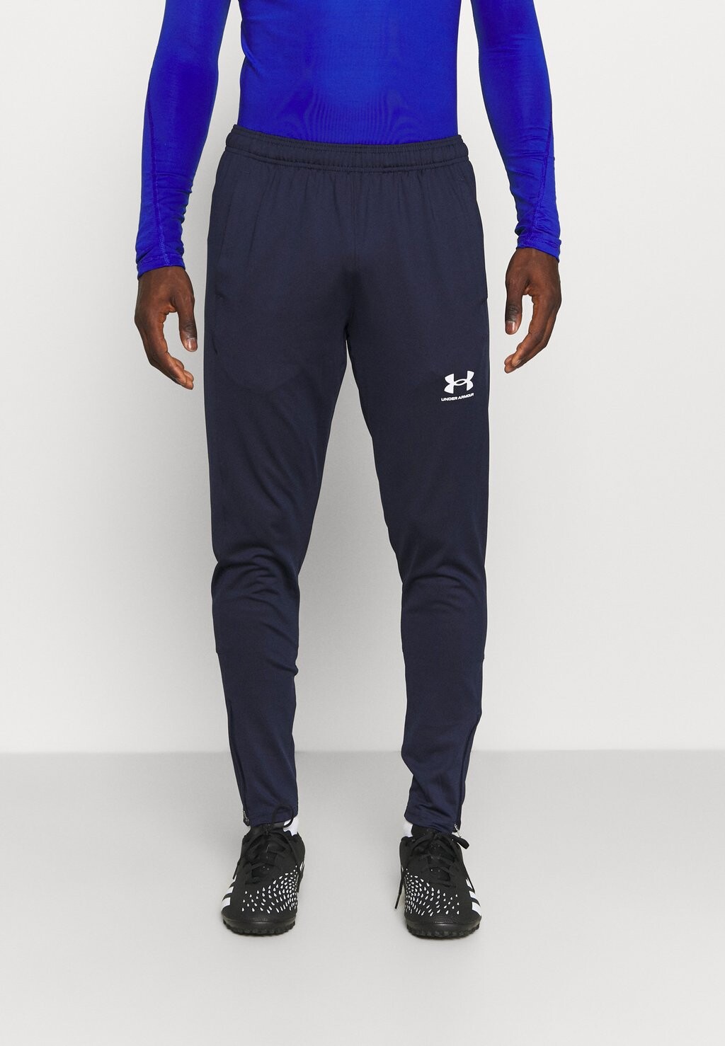 

Спортивные брюки CHALLENGER Under Armour, темно-синий/белый