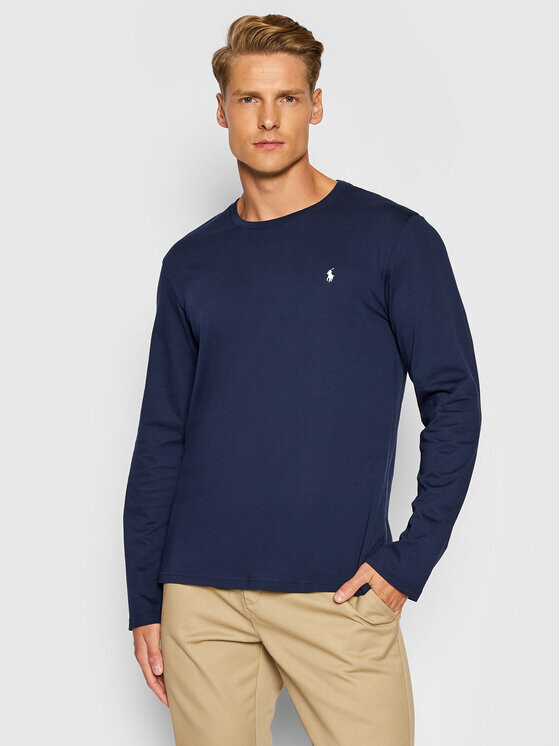 

Классический крой с длинными рукавами Polo Ralph Lauren, синий