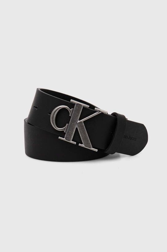 

Кожаный ремень Calvin Klein Jeans, черный
