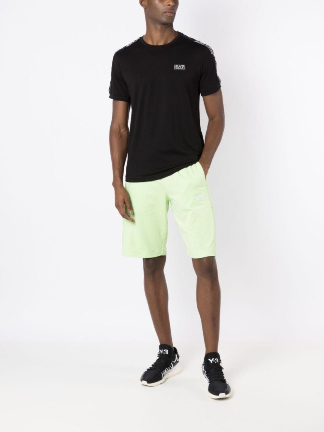 

Футболка с нашивкой-логотипом Ea7 Emporio Armani, черный