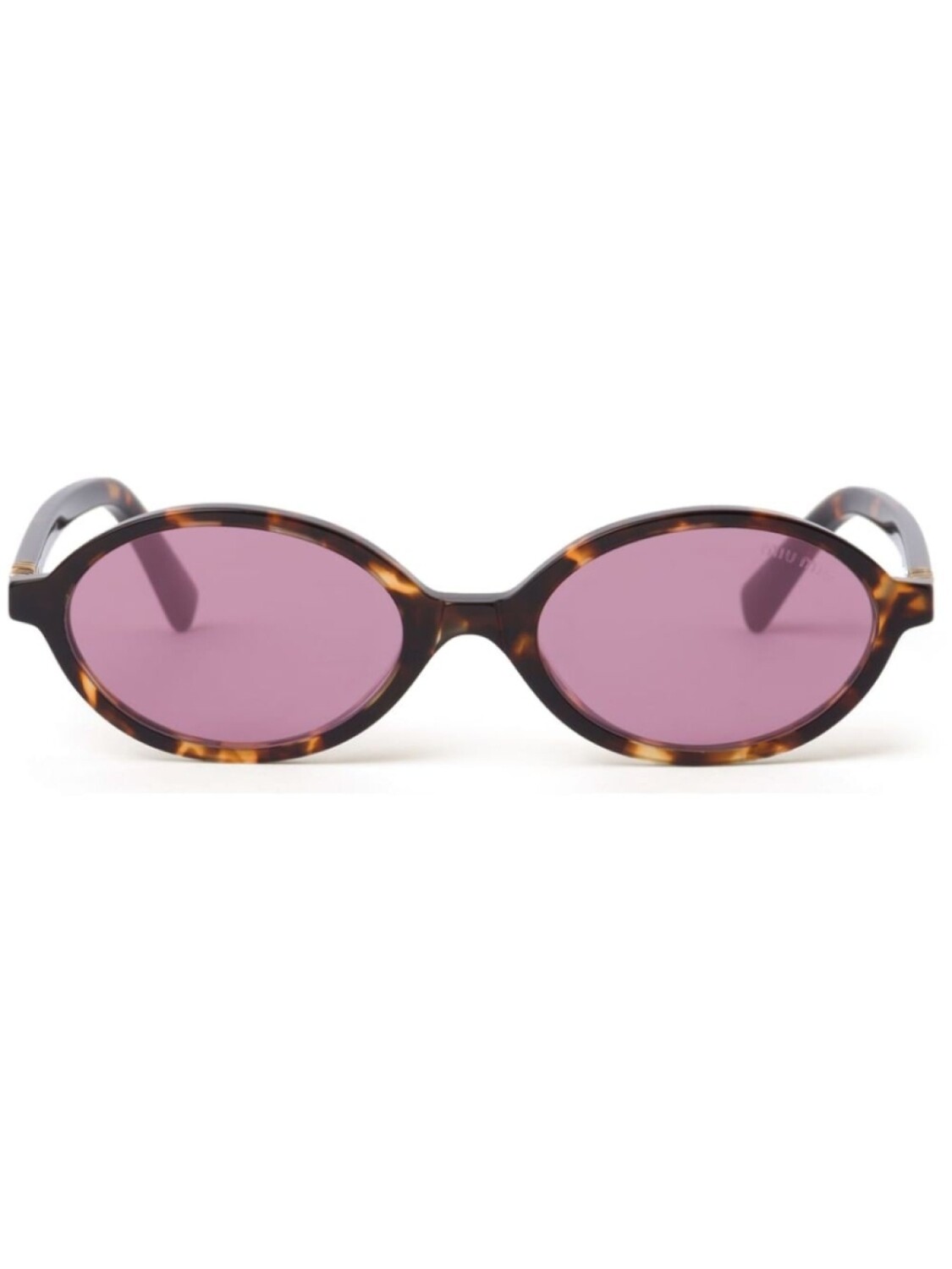 

Miu Miu Eyewear солнцезащитные очки Regard черепаховой расцветки, коричневый
