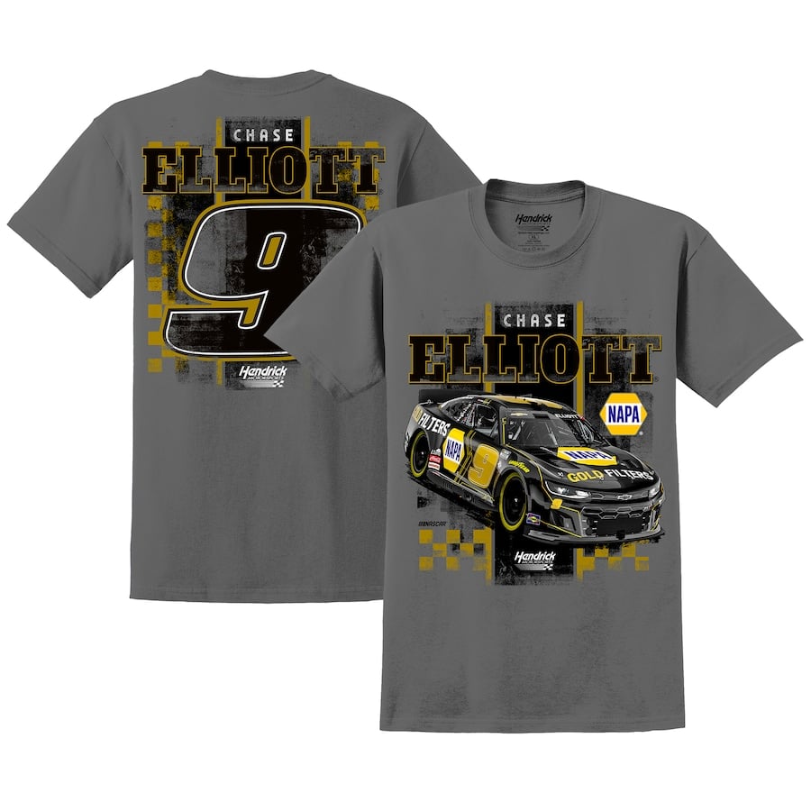 

Футболка с коротким рукавом Hendrick Motorsports Team Collection Chase Elliott, угольный