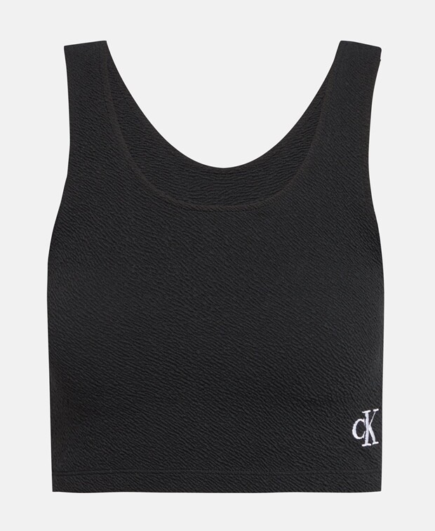 

Вязаный топ Calvin Klein Jeans, черный