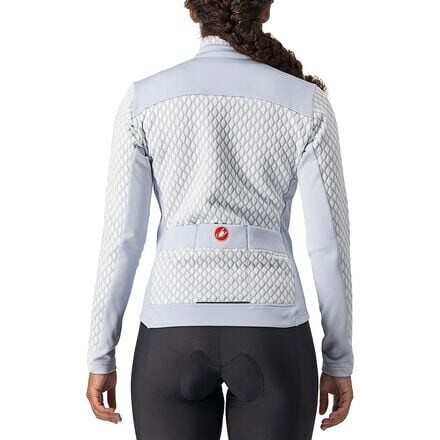 

Джерси с длинными рукавами и молнией во всю длину Sfida 2 женские Castelli, цвет Silver Gray/White