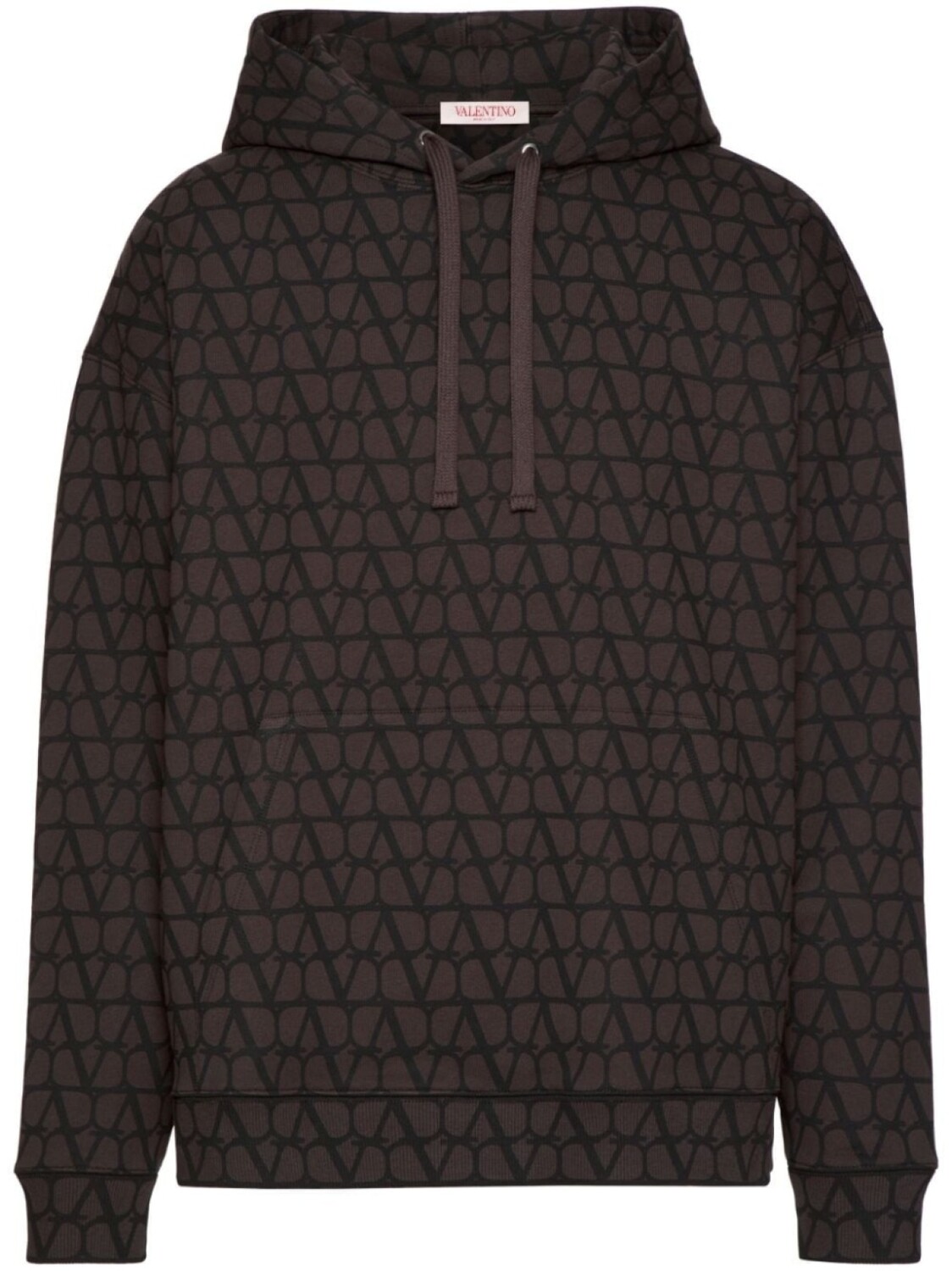 

Valentino Garavani худи с узором Toile Iconographe, коричневый