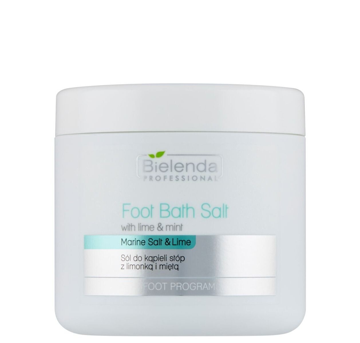 

Соль для ванночек для ног Bielenda Professional Foot Bath with Lime and Mint, 600 гр