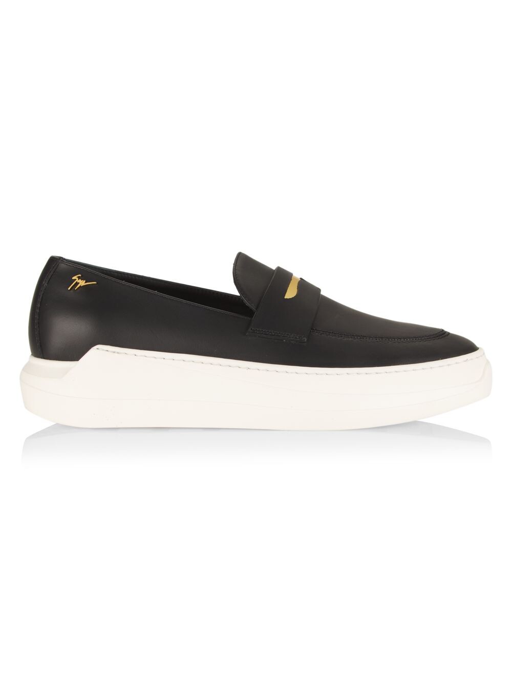 

Кожаные кроссовки Kashton без шнурков Giuseppe Zanotti, неро