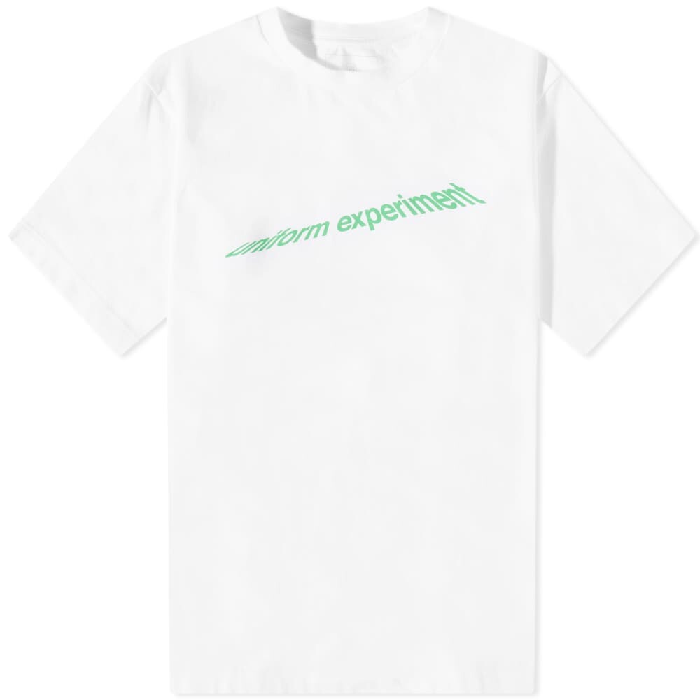 

Футболка с логотипом и запахом Uniform Experiment Authentic, белый