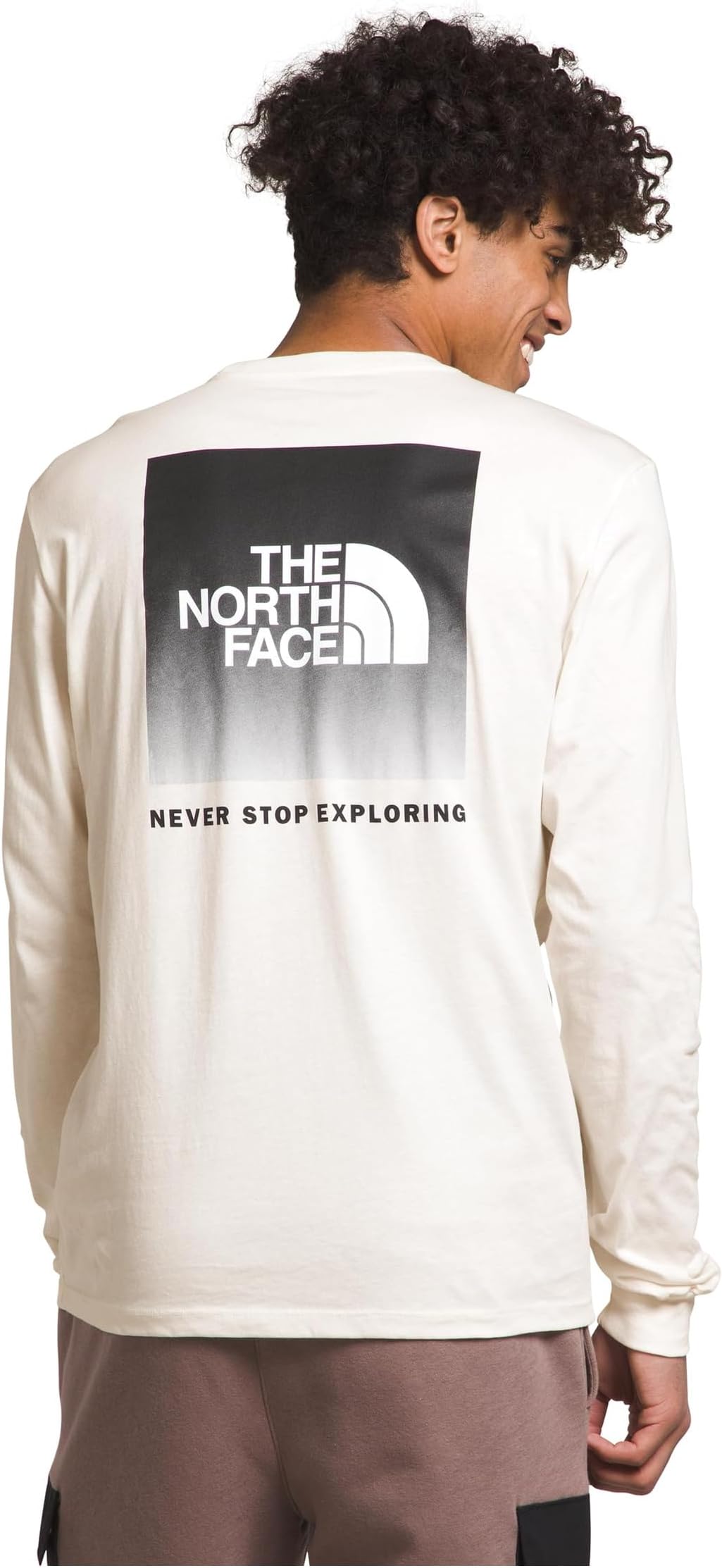 

Футболка Box NSE с длинными рукавами The North Face, цвет Gardenia White/Ombre Graphic