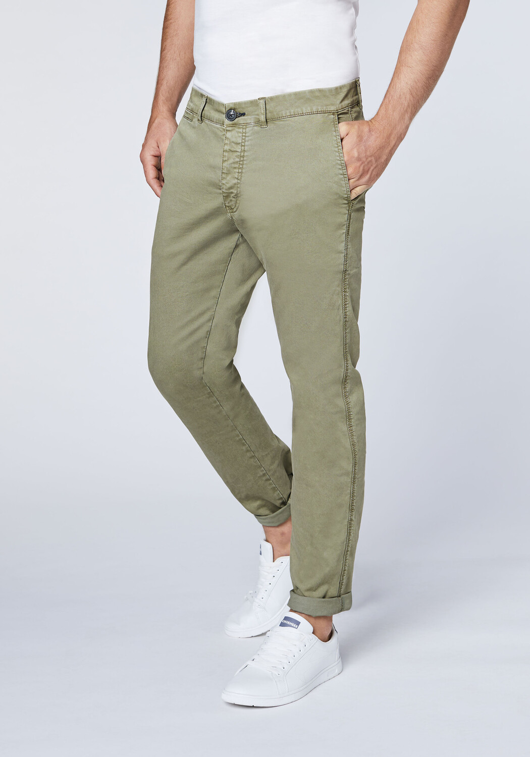 

Тканевые брюки Chiemsee Chino, оливковый