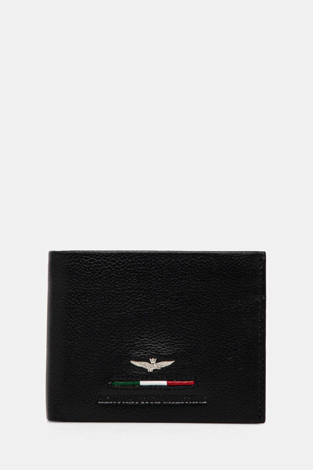 

Кожаный кошелек Aeronautica Militare, черный