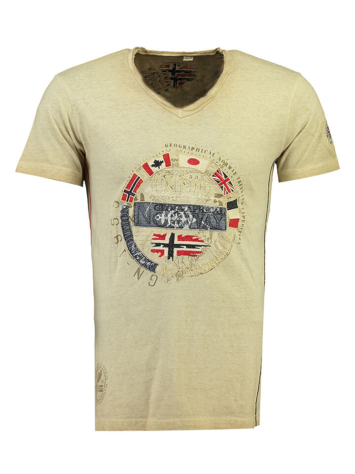 

Футболка Geographical Norway Jimpeach, желтый
