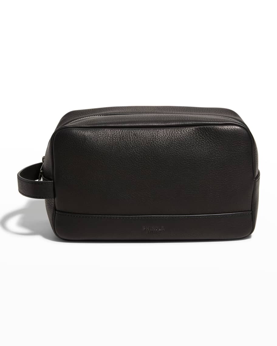

Мужской кожаный дорожный набор туалетных принадлежностей Shinola