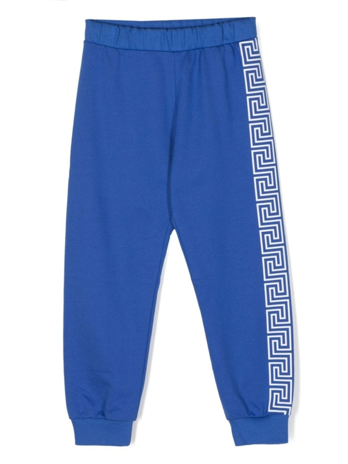 

Versace Kids спортивные брюки с монограммой, синий