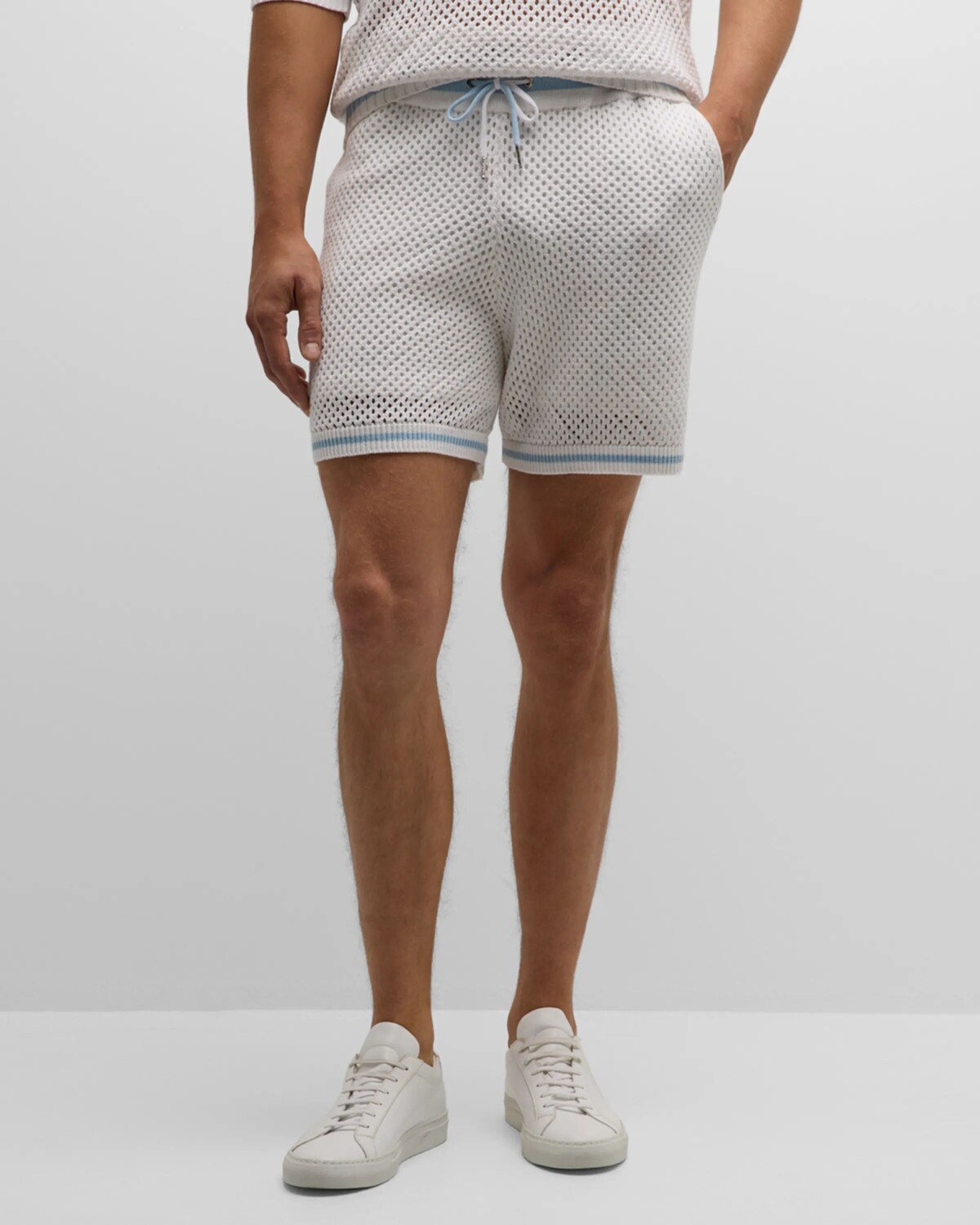 

Мужские шорты крючком Bruce SER.O.YA, цвет White/Blue