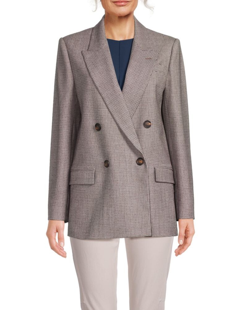 

Блейзер из натуральной шерсти Brunello Cucinelli, цвет White Black