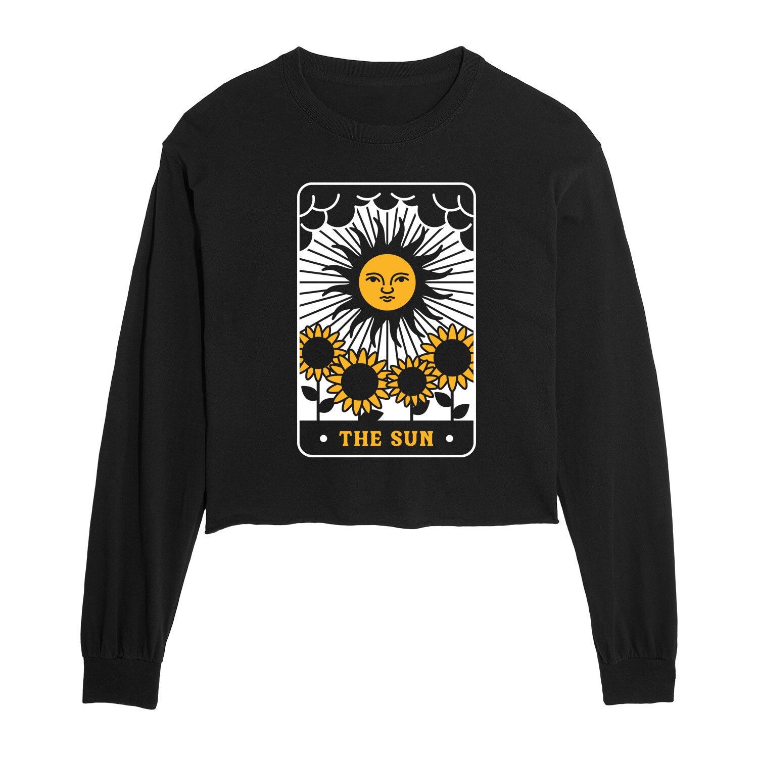 

Укороченная футболка с рисунком The Sun Tarot Card для юниоров Licensed Character