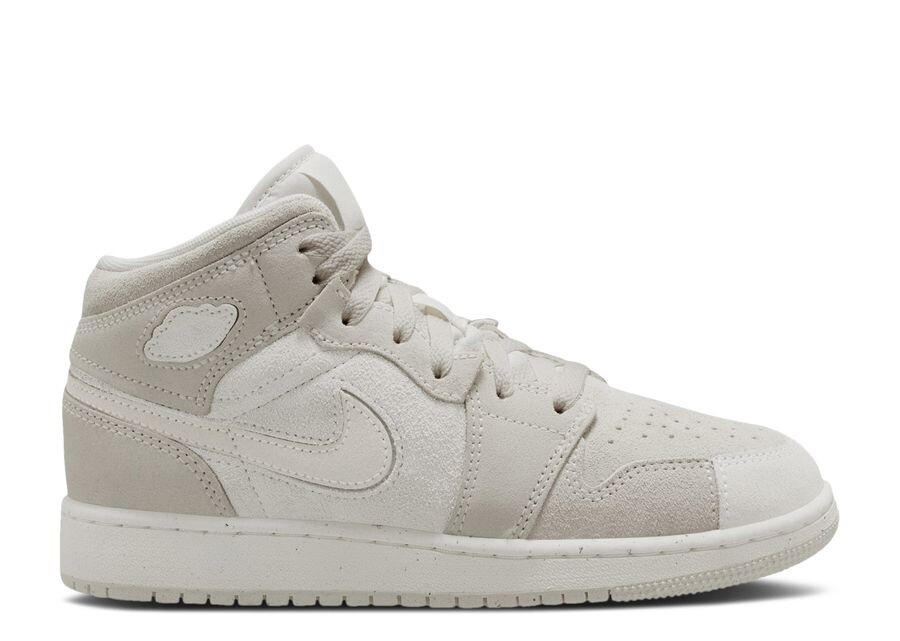 

Кроссовки Air Jordan Jordan 1 Mid Se Craft Gs 'Pale Ivory', кремовый