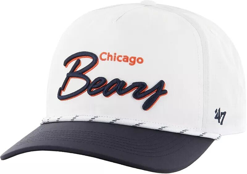 

Мужская белая регулируемая кепка Chicago Bears Chamberlain Hitch '47 '47