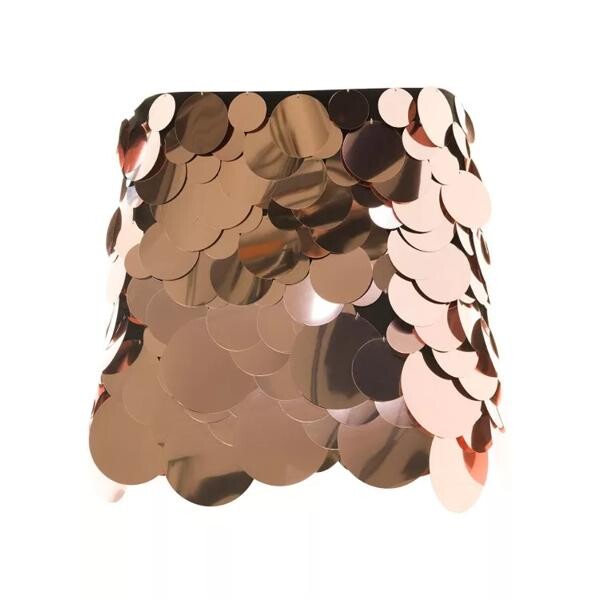 

Юбка rose gold rue miniskirt with sequins at the front gold The Attico, желтый