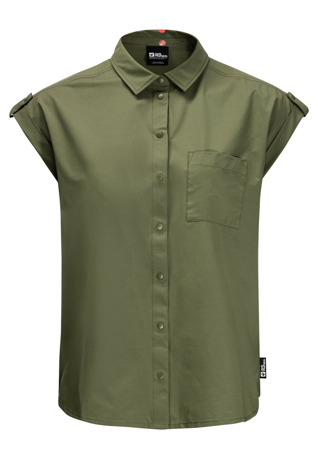 Блузка-рубашка LIGHT WANDER Jack Wolfskin, цвет greenwood greenwood kemer resort