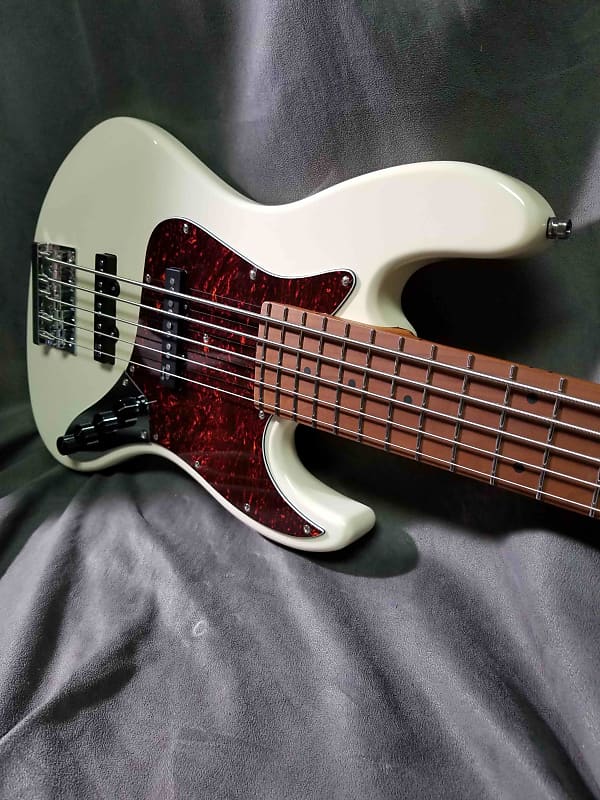 Басс гитара 2023 Sadowsky MetroExpress Vintage J/J Bass 5-String with Maple Fretboard Olympic White