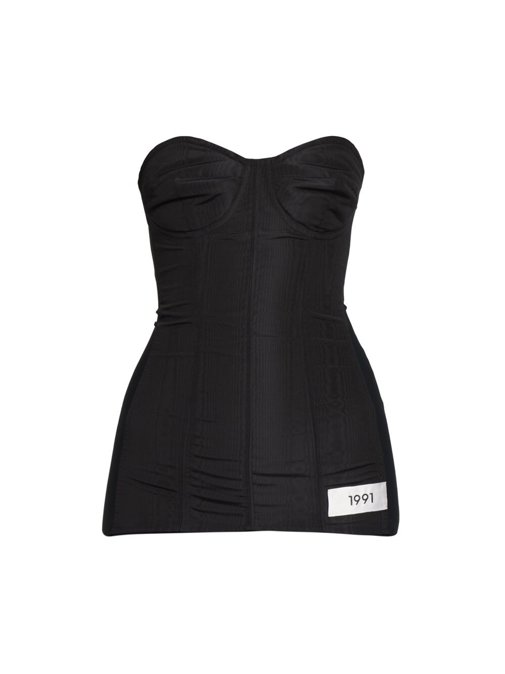 

Мини-платье без бретелек бюстье DOLCE&GABBANA, черный