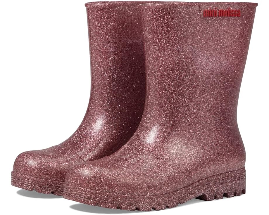 

Ботинки Mini Melissa Welly INF, цвет Glitter Pink