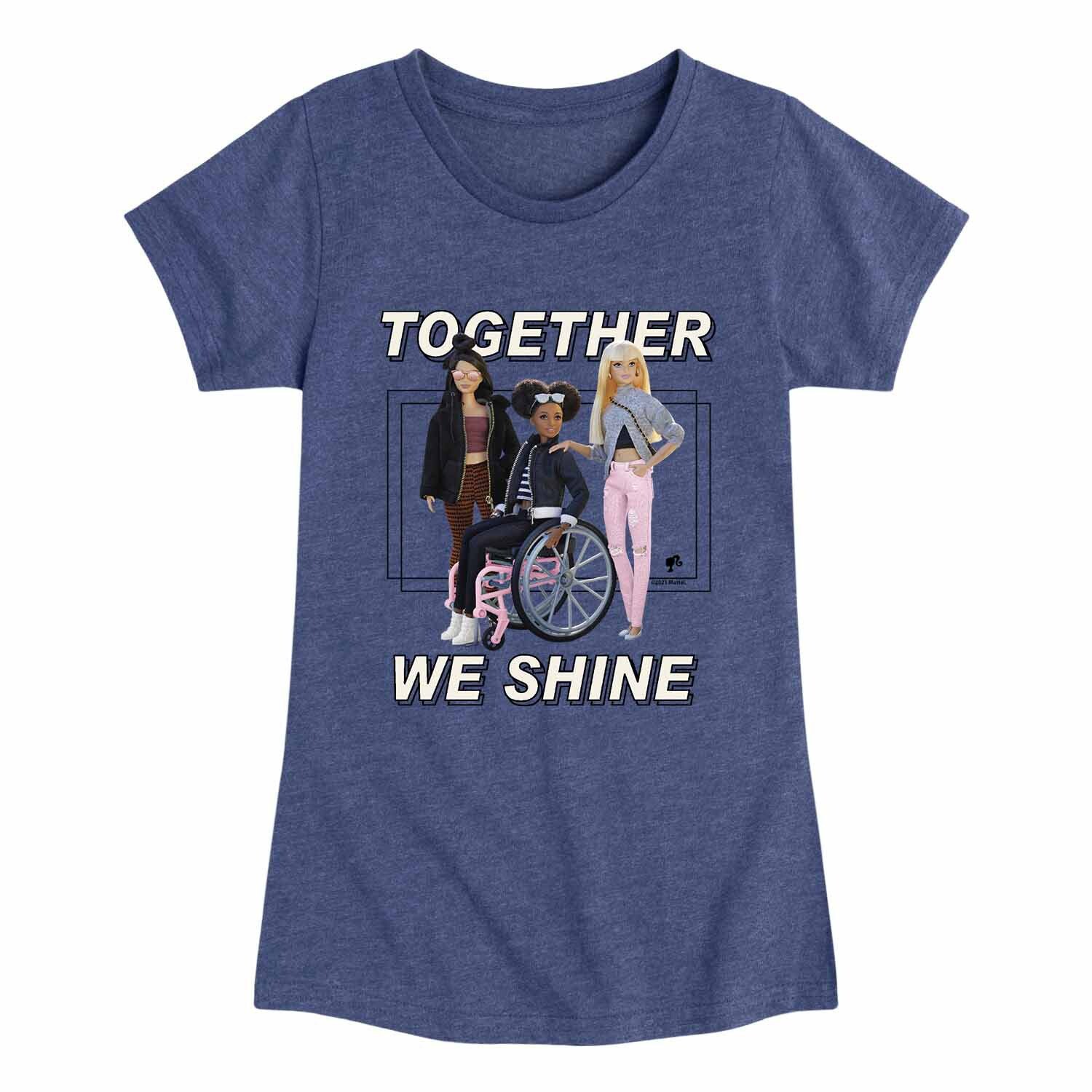 

Футболка Barbie Together We Shine для девочек 7–16 лет с рисунком Barbie
